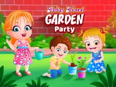 Logħba Baby Hazel. Garden party onlajn