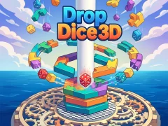 Logħba Drop Dice 3D onlajn