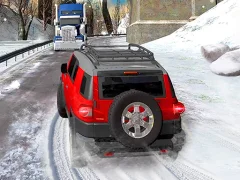 Logħba Heavy Jeep Winter Driving onlajn