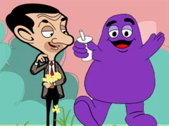 Logħba When Mr Bean meet Grimace onlajn