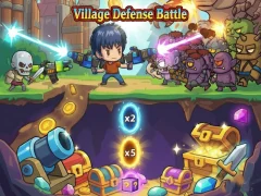 Logħba Village Defense Battle onlajn