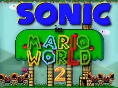 Logħba Sonic in Mario World 2 onlajn