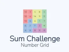 Logħba Sum Challenge Number Grid onlajn