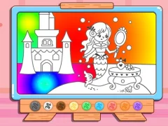 Logħba Coloring Book: Mermaid Makeup onlajn