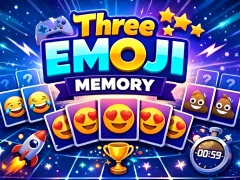 Logħba Three Emoji Memory onlajn