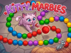 Logħba Kitty Marbles onlajn