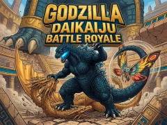 Logħba Godzilla Daikaiju Battle Royale onlajn