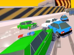 Logħba Turbo VAZ: Cartoon Racing onlajn