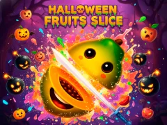 Logħba Halloween Fruits Slice onlajn
