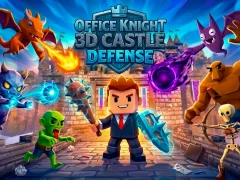 Logħba Office Knight 3D Castle Defense onlajn