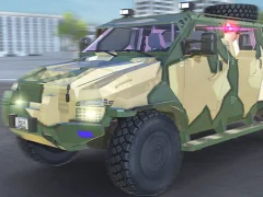 Logħba Police Car Armored onlajn