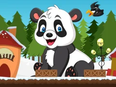 Logħba Christmas Panda Adventure onlajn