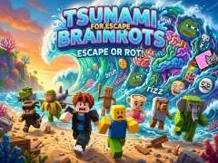 Logħba Tsunami For Escape Brainrots onlajn