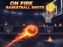 Logħba On Fire Basketball Shots onlajn