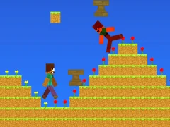 Logħba Noob vs Pro But Anvil Rain Minecraft onlajn