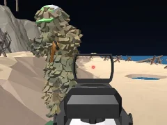 Logħba Beach Assault Gungame Survival onlajn