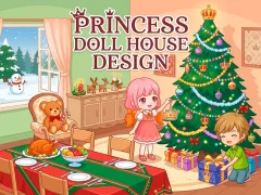 Logħba Princess Doll House Design onlajn