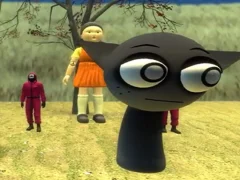 Logħba Squid Game Sprunki Hide onlajn