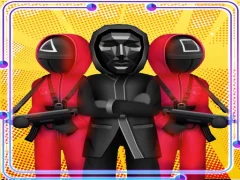 Logħba Squid Game - Clash Gang onlajn