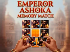 Logħba Emperor Ashoka Memory Match onlajn