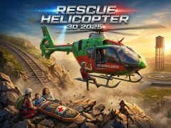Logħba Rescue Helicopter 3d 2025 onlajn