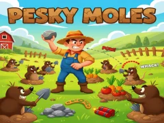 Logħba Pesky Moles onlajn