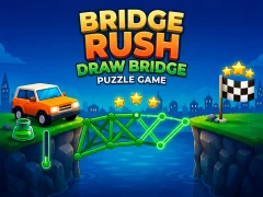 Logħba Bridge Rush - Draw Bridge Puzzle Game onlajn