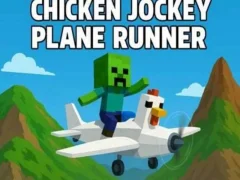 Logħba Chicken Jockey Plane Runner onlajn
