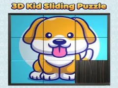 Logħba 3D Kid Sliding Puzzle onlajn