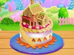Logħba Doll House Cake Cooking onlajn