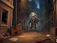 Logħba Terrifying Zombie Escape onlajn