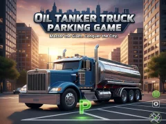 Logħba Oil Tanker Truck Parking Game onlajn
