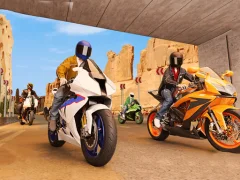 Logħba Real Motorbike Simulator Race 3D onlajn