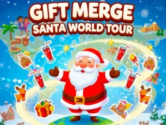 Logħba Gift Merge Santa World Tour onlajn