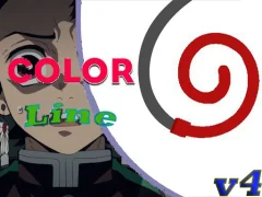 Logħba coloring lines v4 onlajn