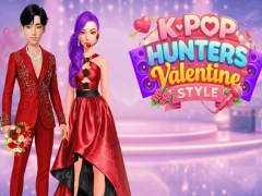Logħba K Pop Hunters Valentine Style onlajn