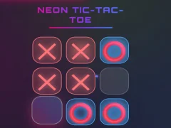 Logħba Neon Tic Tac Toe onlajn