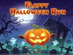 Logħba Flappy Halloween Run onlajn
