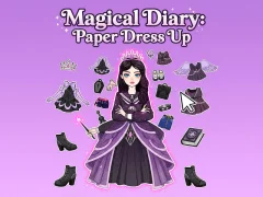 Logħba Magical Diary: Paper Dress Up onlajn