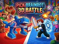 Logħba Pick Brainrot: 3D Battle onlajn