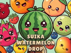 Logħba Suika Watermelon Drop onlajn