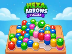 Logħba Hexa Arrows Puzzle onlajn