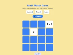 Logħba Math Match Game onlajn