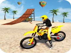 Logħba Racing Moto: Beach Jumping Simulator onlajn