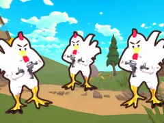 Logħba Chicken shooter io onlajn