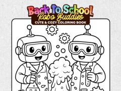 Logħba Back to School: Robot Coloring Book onlajn