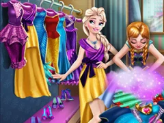 Logħba Ice Kingdom Wardrobe Cleaning onlajn