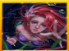 Logħba Mermaid Ariel Princess Jigsaw Puzzle onlajn