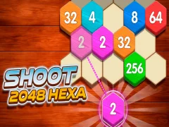 Logħba Shoot 2048 Hexa onlajn