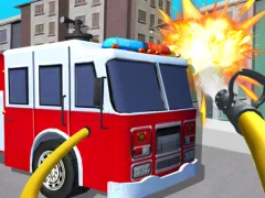 Logħba Fire Truck Driving Simulator onlajn